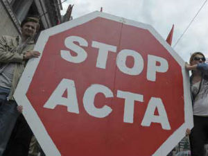 EU parlament protiv ACTA 1