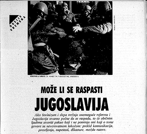 Može li se raspasti Jugoslavija 1