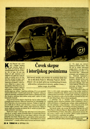 IN MEMORIAM: Koča Popović (1908-1992) - Čovek skepse i istorijskog pesimizma 2