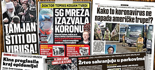 Dve trećine lažnih vesti o koroni nastalo u Srbiji 2