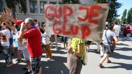 Protest u Novom Sadu: Vrući dani i uzavrela atmosfera 13
