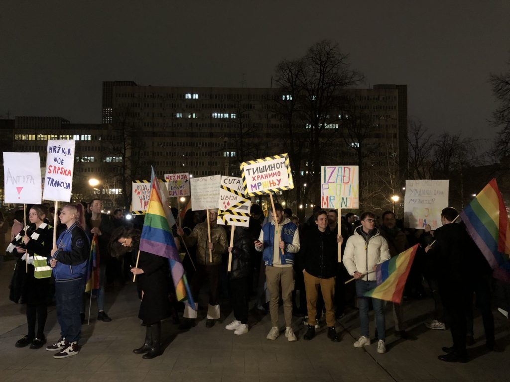 Protest „Mržnja ubija“: Podrška napadnutim gej muškarcima 3