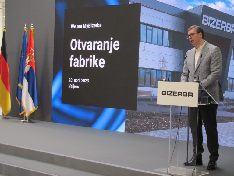 Valjevo: Vučić na otvaranju fabrike „Bizerba“ 2