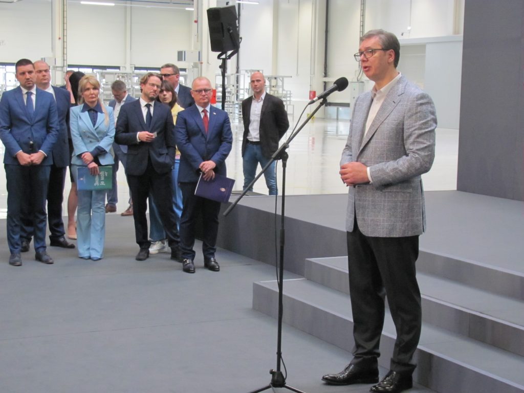 Valjevo: Vučić na otvaranju fabrike „Bizerba“ 4