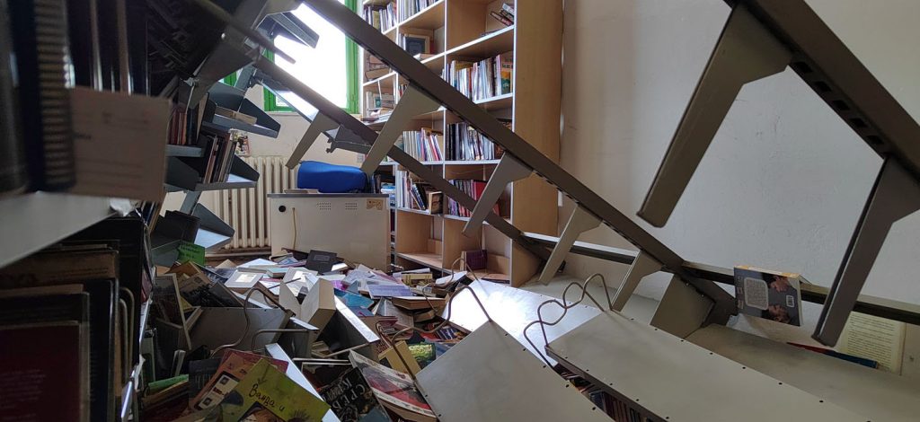 Biblioteka u Kotežu ponovo na udaru vandala 3