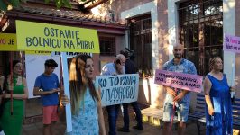 Protest pacijenata iz Paunove: Peto okupljanje u mesecu 12