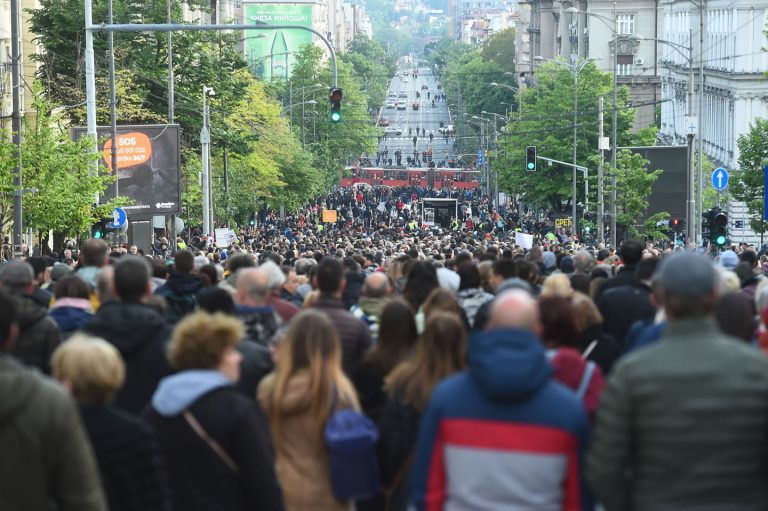 Osamnaesti protest „Srbija protiv nasilja“ u subotu u 19 časova 2